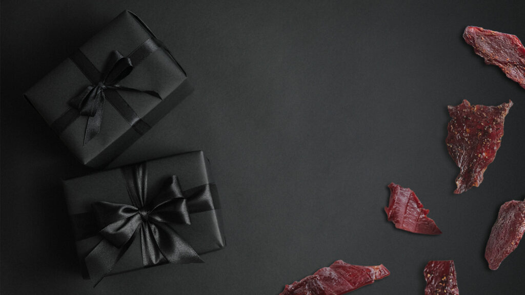 gift boxes with black bows